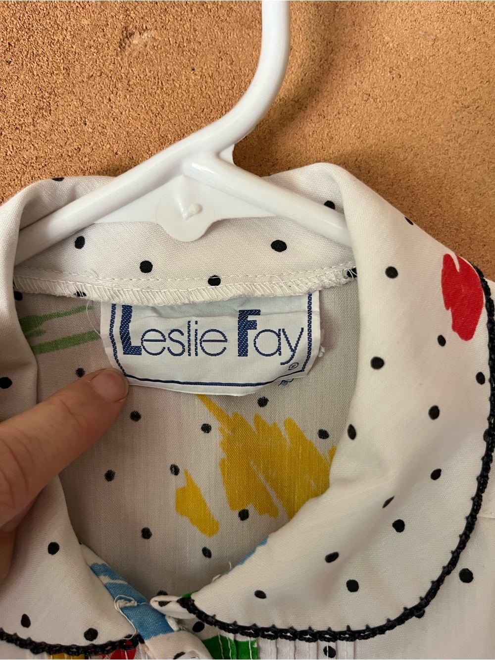 Vintage Leslie Fay retro design dress - Picture 3 of 13